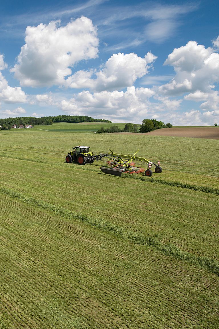 LINER dual-rotor swathers with side swathing | CLAAS