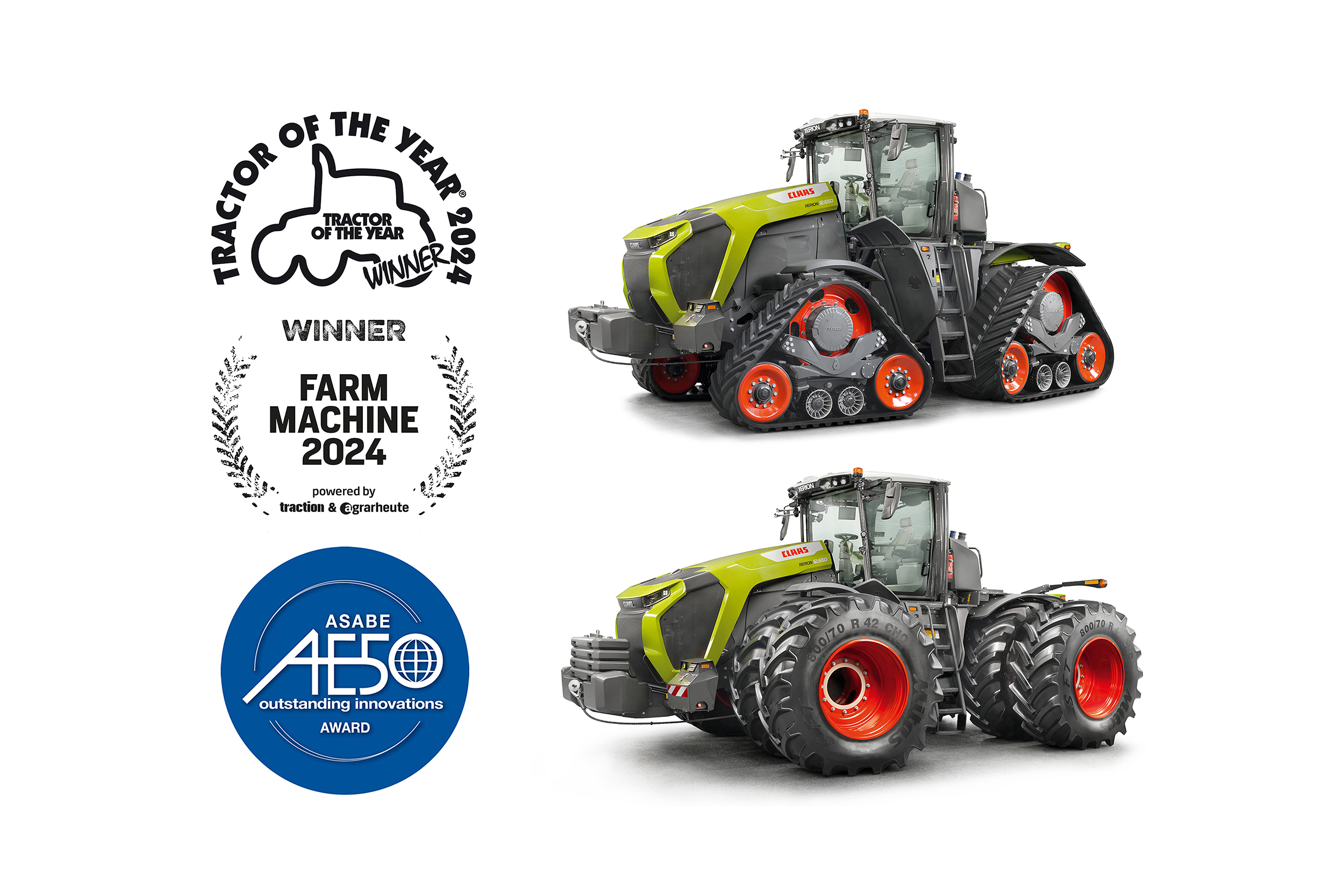 Tractor Of The Year Farm Machine And Ae Hat Trick For New Xerion Series From